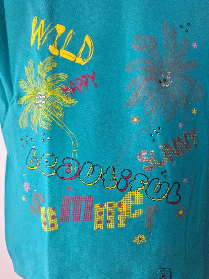 Lot de 6 debardeurs/ tee shirts fille 10 ans - photo numéro 8