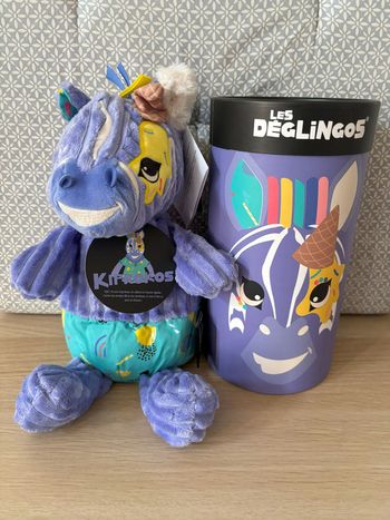Coffret Cadeau Peluche "Kiprokos le Zèbre" 23cm