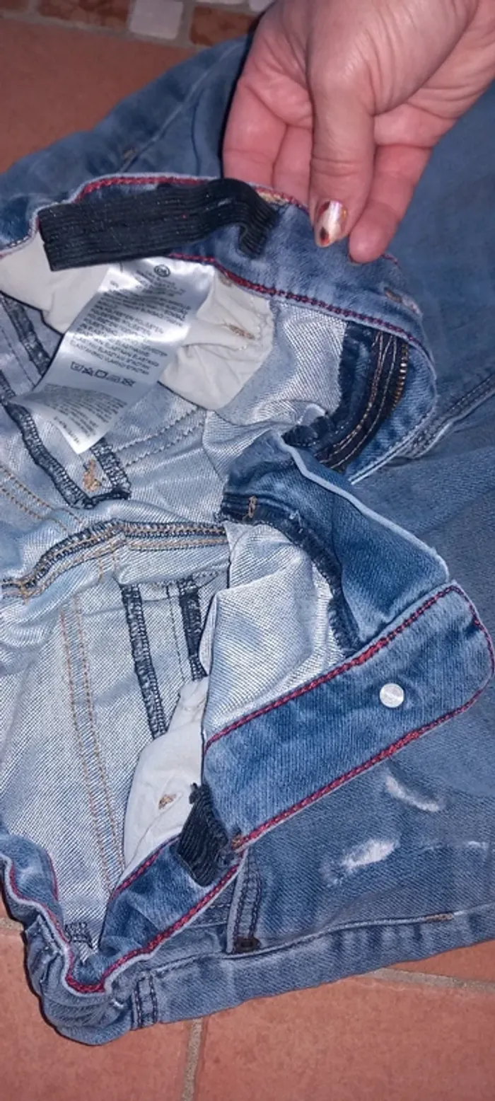 Jeans troué Jog Denim - photo numéro 3