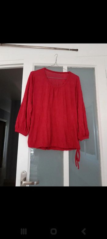 Blouse rouge 42