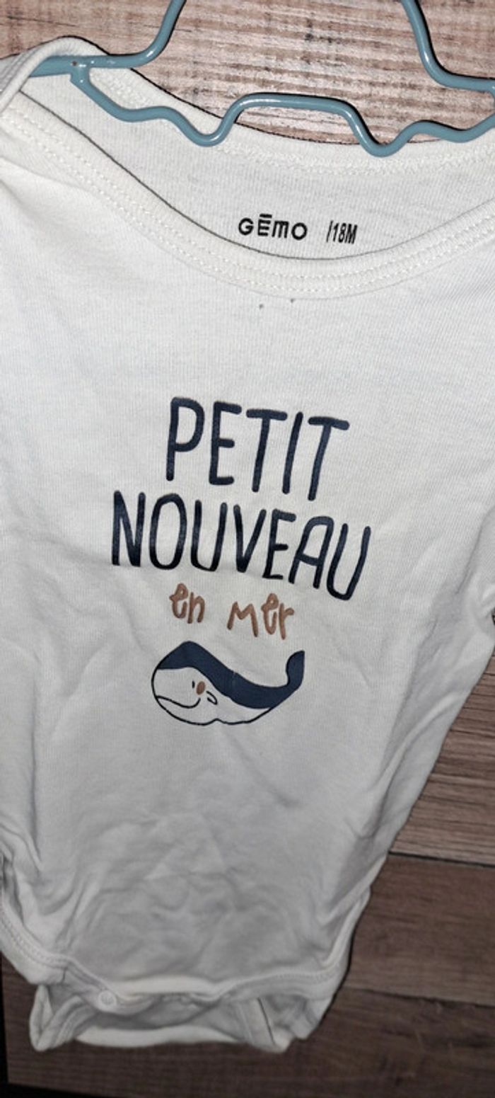 Body manches courtes Gémo en taille 18 mois