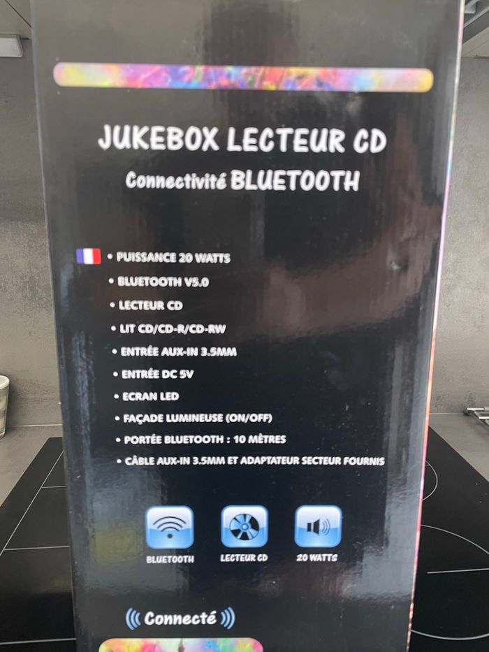 Juke-box rétro lecteur ce - photo numéro 3