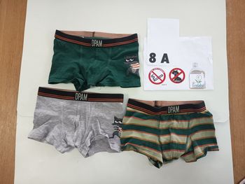 8 ans lot boxer DPAM x3