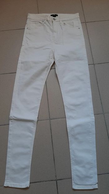 Pantalon crème femme taille 38
