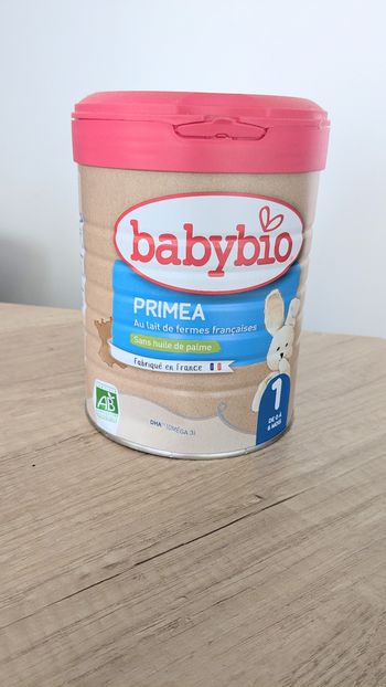 Lait babybio primea 1er âge
