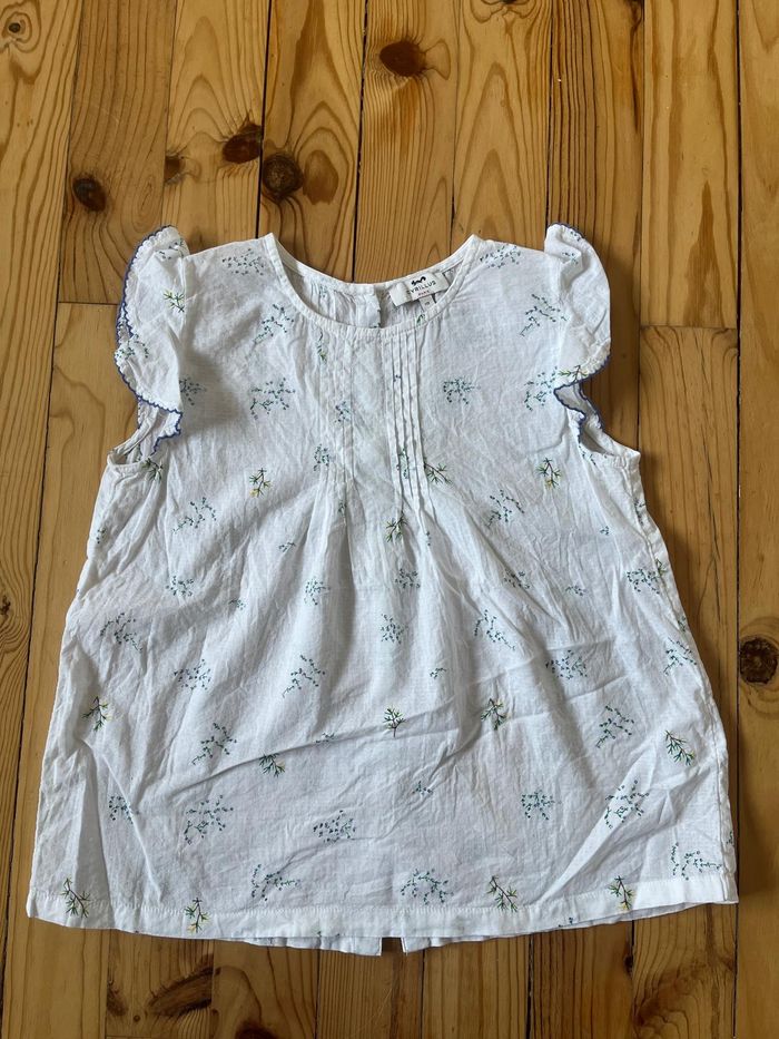 Blouse blanche Cyrillus 10 ans