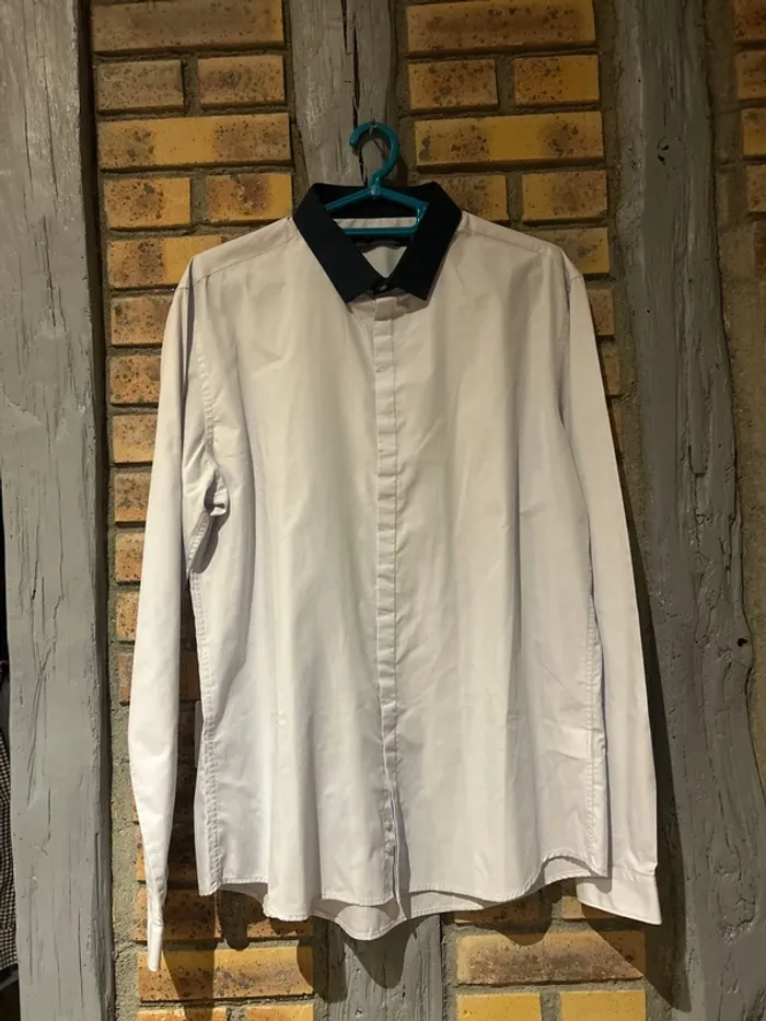 Chemise bleu clair homme, celio, taille XL