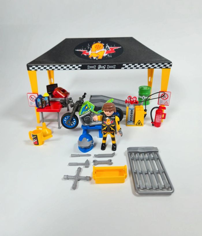 Playmobil Stand de Réparation moto - photo numéro 2