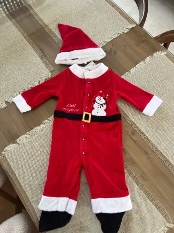 Pyjama velours Noël