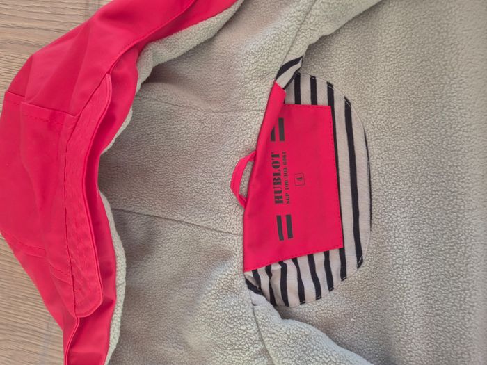 Imperméable / veste pluie HUBLOT 4 ans rouge – Comme neuf 🌟 - photo numéro 9