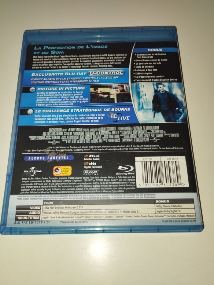 Blu Ray La Vengeance dans la Peau - photo numéro 2