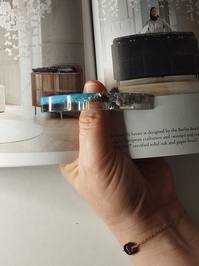 Fait main Support de Pouce de Lecture en résine abr044 - photo numéro 3