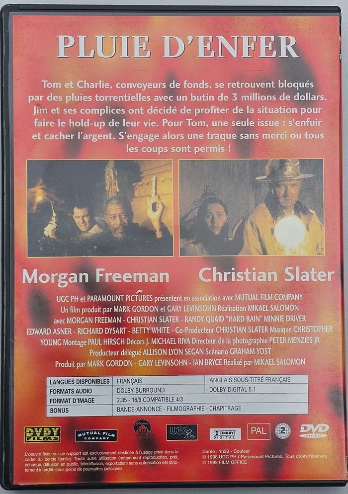 Dvd pluie d’enfer - photo numéro 2