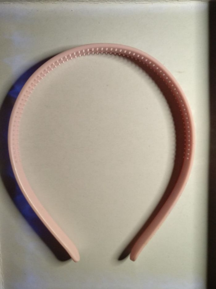 Serre tête rose avec petits brillants - Neuf - photo numéro 2