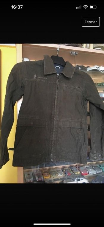 Blouson garçon 10/12 ans marque Colombia touché peau pêche