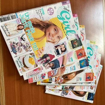 Lot de 7 revues Disney Girl