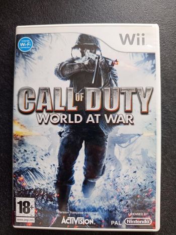 Nintendo - Wii - Call of duty - World at war