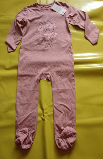 pyjamas fille pieds antiderapants tex baby 92 cm 36 mois 