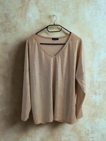 Blouse manches longues doré