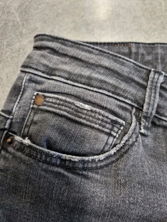 Jean femme coupe slim - noir gris - 36 / S - Cache Cache - photo numéro 9