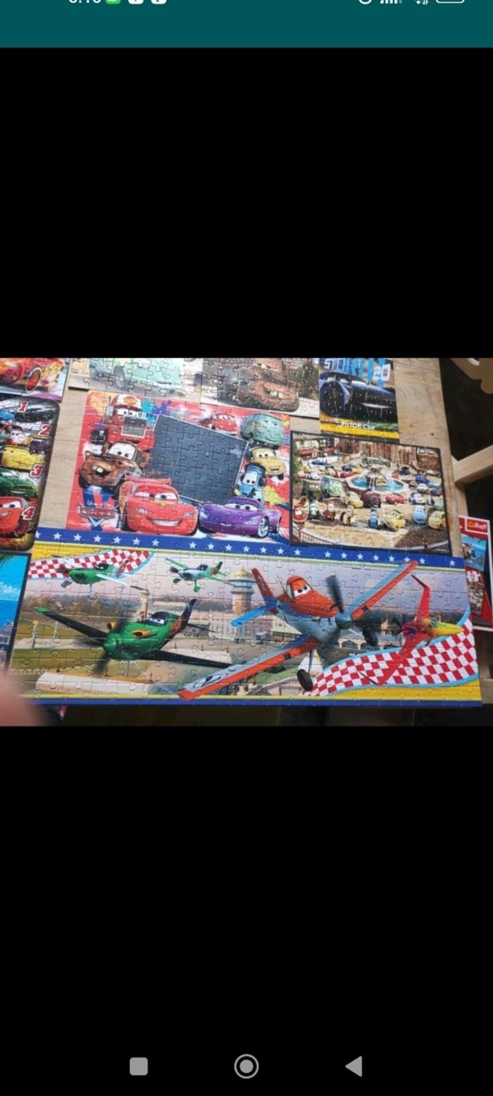 Lot de 9 puzzles car's Disney planes - photo numéro 4