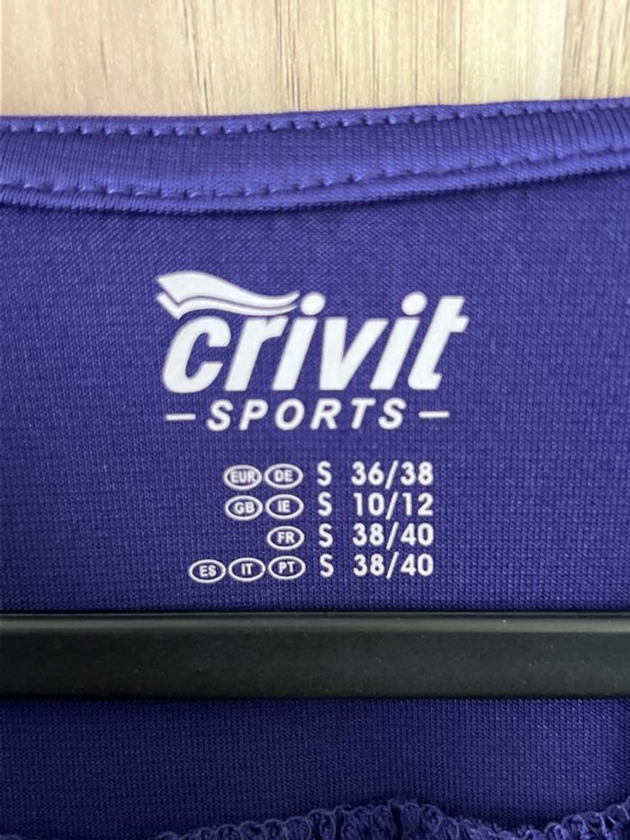 Sweat à capuche violet crivit - photo numéro 2