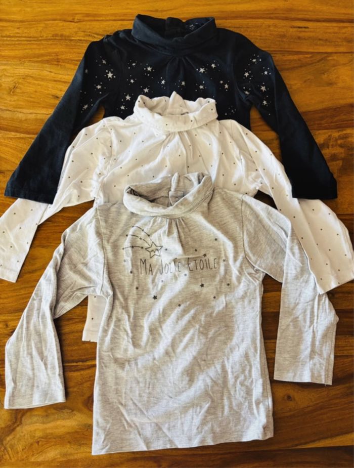Lot de  6 T-shirt manches longues filles