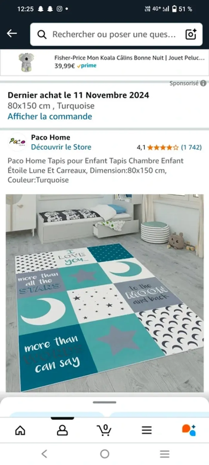 Tapis bleu - photo numéro 3