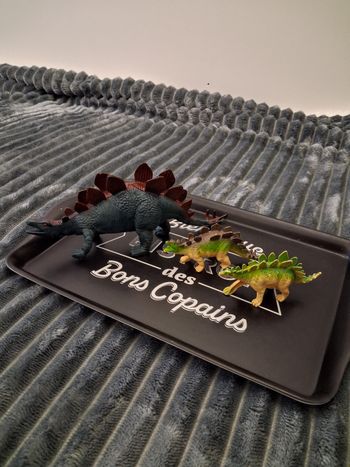 Lot de 3 dinosaures, Stégosaures 