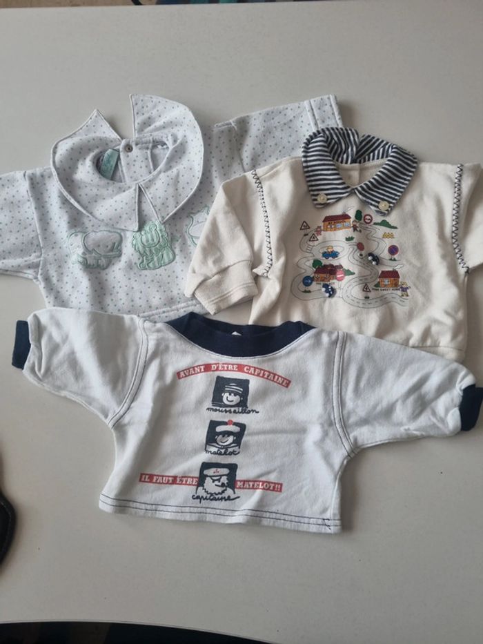 Lot sweats 3 mois