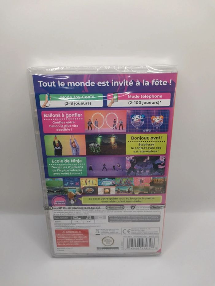 Jeu Nintendo switch everybody 1-2 switch neuf sous blister - photo numéro 2