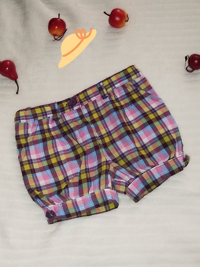 Vertbaudet Short fille 9 mois NEUF