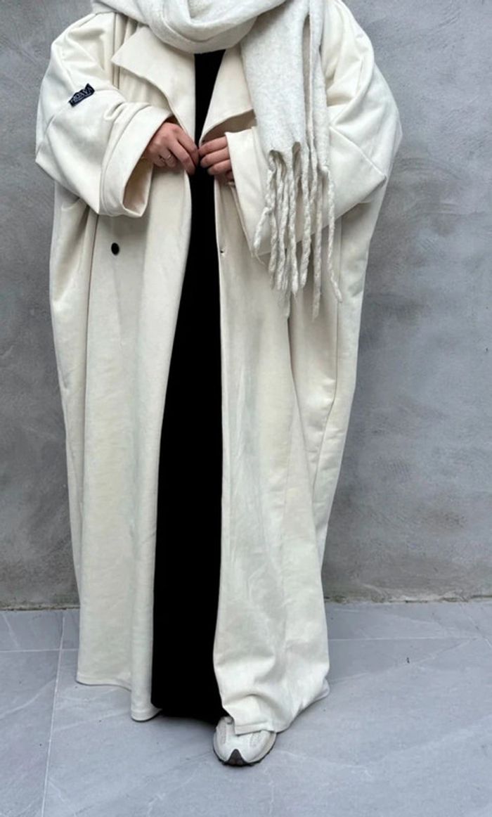 Classical coat Cream - Hidaya collection - photo numéro 3