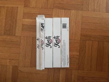 lot 4 brosses à dent bambou infusé au charbon neuf