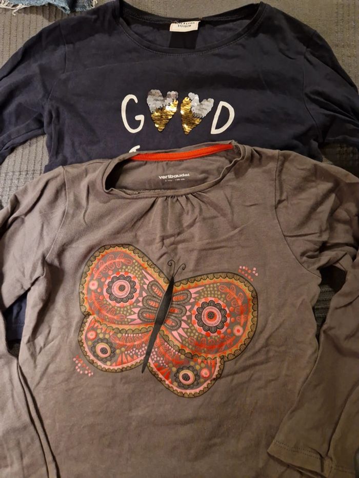 Tee-shirt manche longue fille