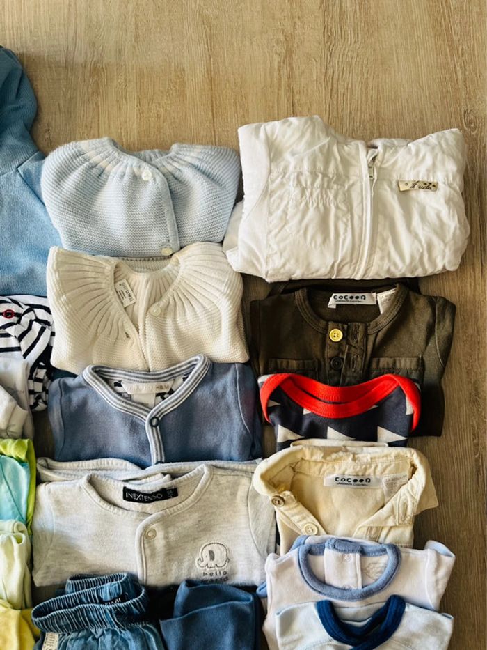 Lot de vêtements bébé garçon automne hiver multiples marques - photo numéro 3