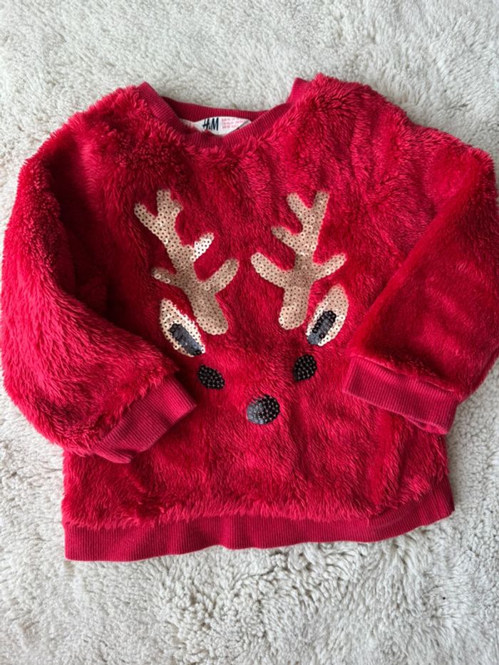 👚Lot 4 pulls chaud - bébé fille - 24 mois - très bon état -h&m et autres - photo numéro 5