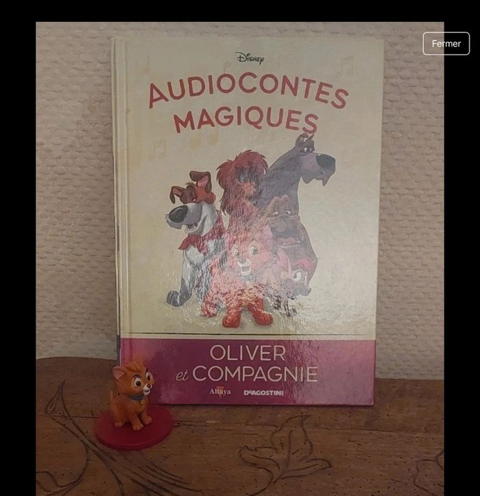 60. Collection audiocontes Magiques Disney Altaya audio conte compte magic livre & figurine
