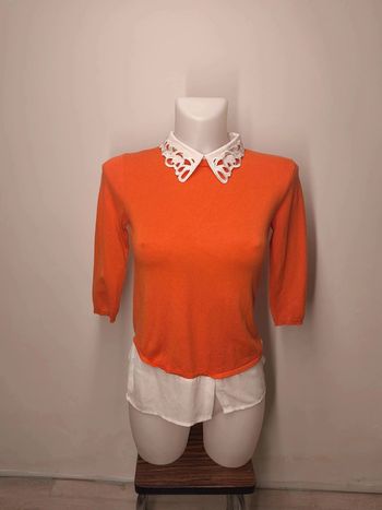 Sweat manche 3/4 NafNaf Femme Taille XS