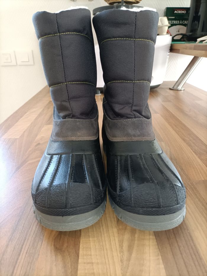 Bottes de neige ski quechua 42-43 noir - photo numéro 5