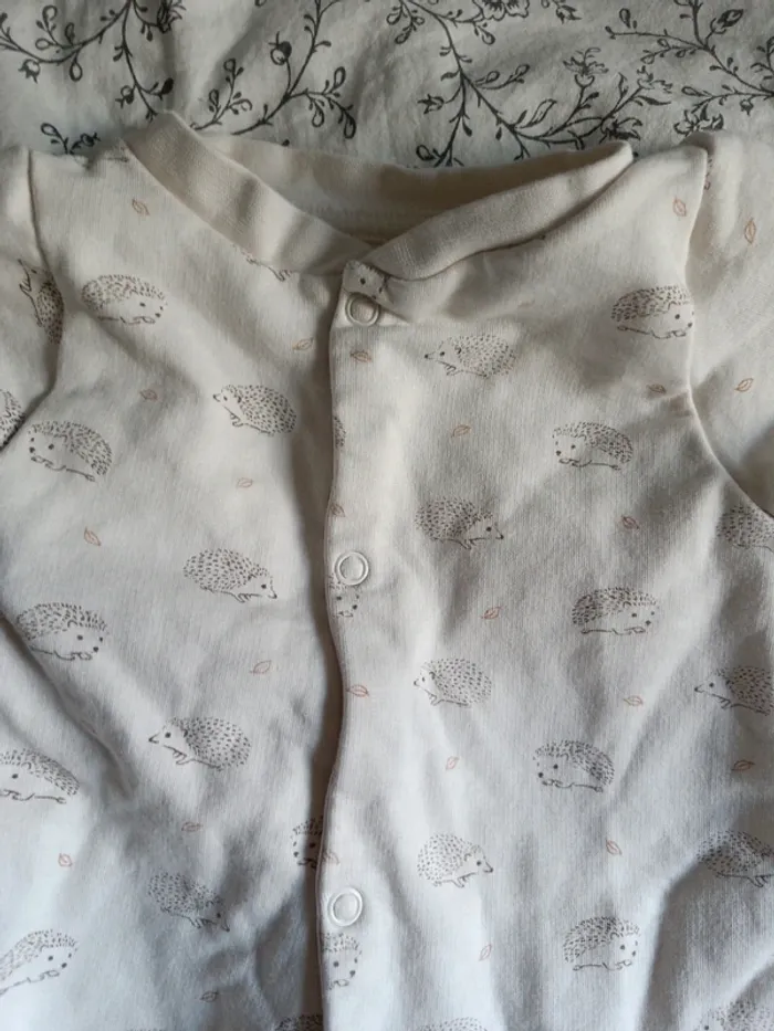 Pyjama hérisson Bouchara 9 mois - photo numéro 2