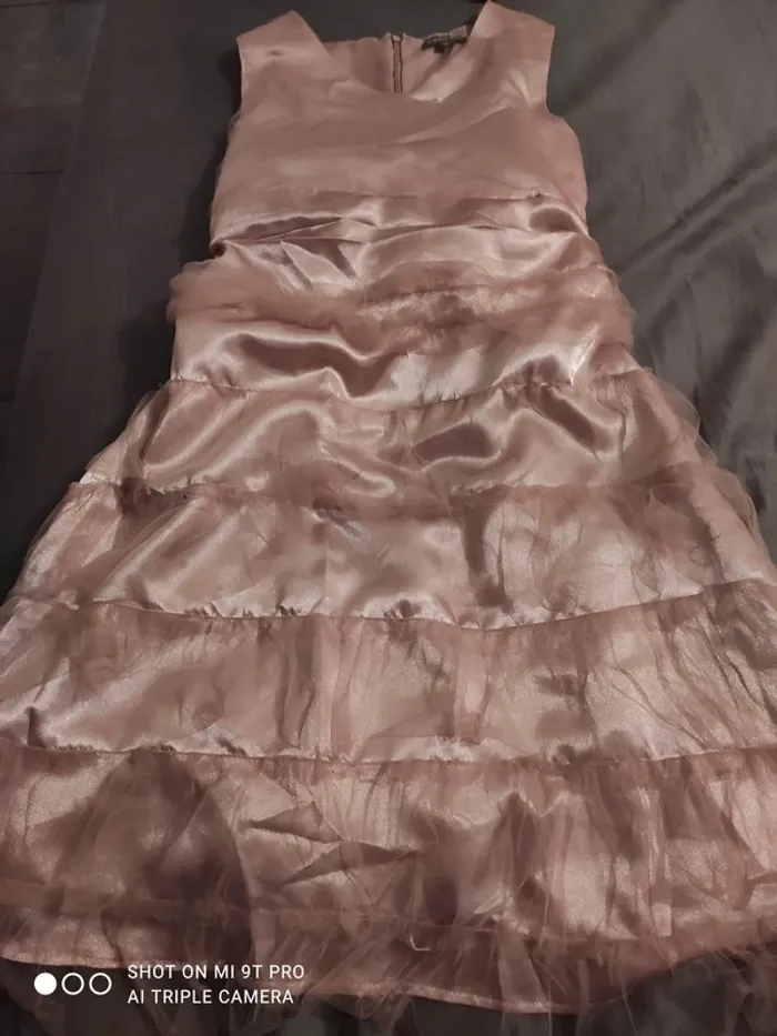Robe rose poudré in extenso 10 ans