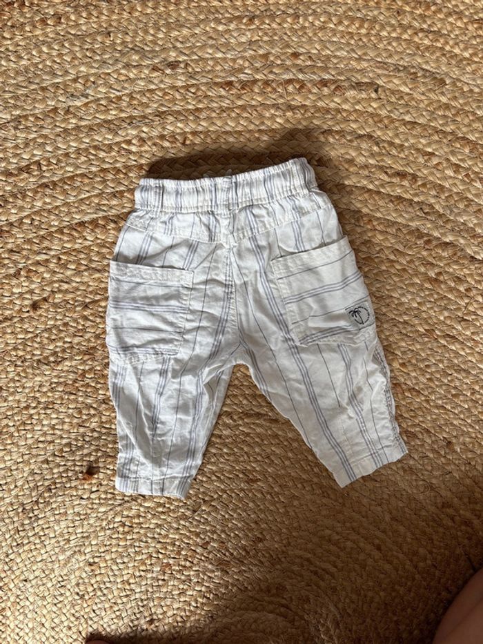 Pantalon Lin - Zara - 12-18 mois - photo numéro 2