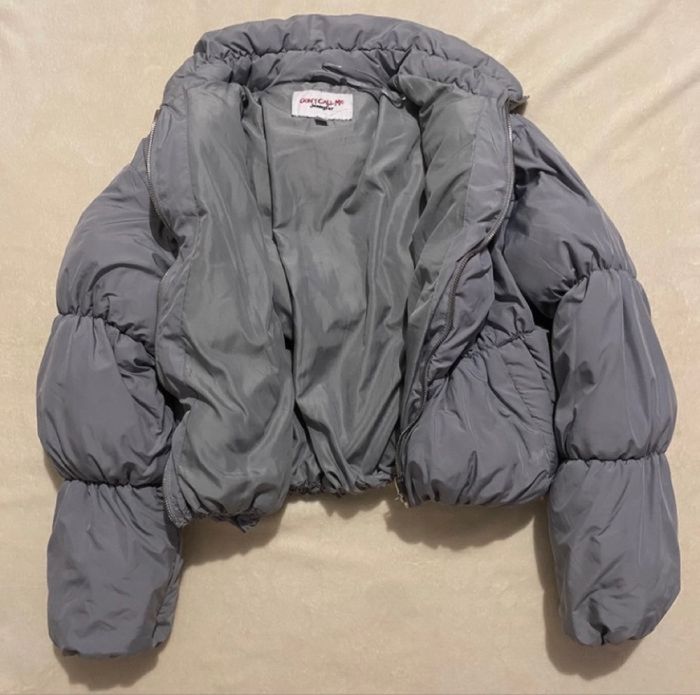 Doudoune grise avec poches - Don't Call Me Jennyfer - photo numéro 6