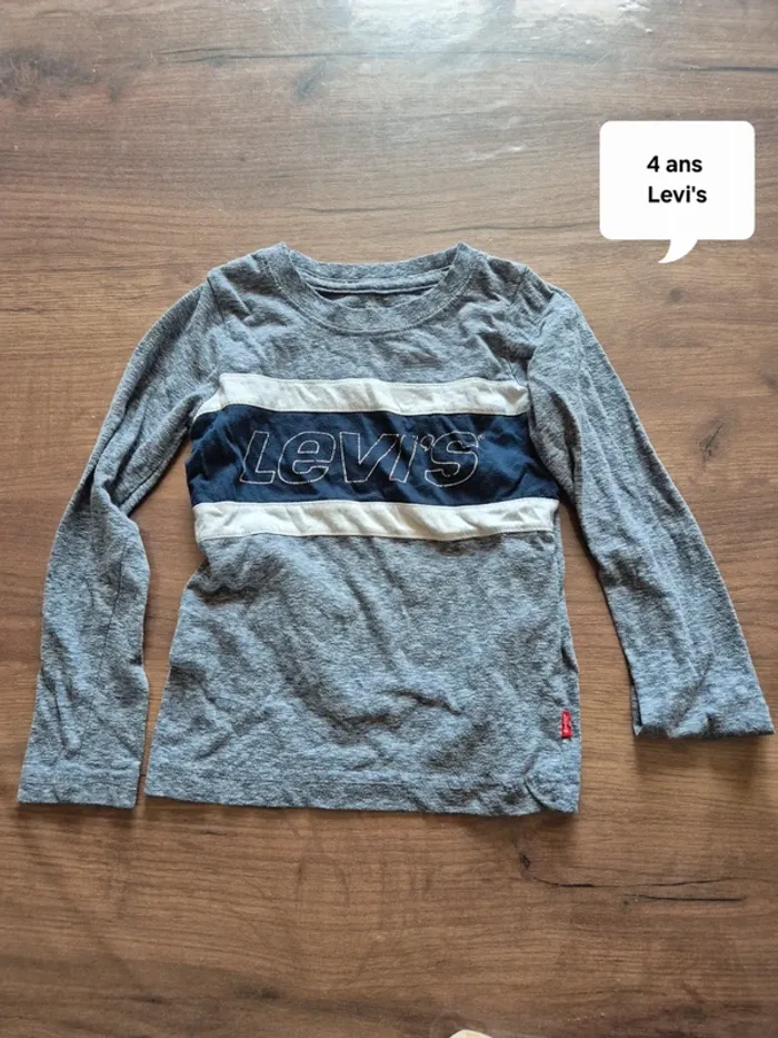 T-shirt manche longue Garçon 4 ans