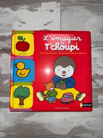 Livre l'imagier de T'choupi