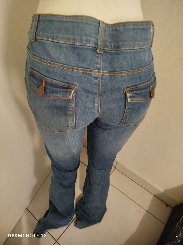 #kytie40femme. Jeans patte d éléphant taille 40 - photo numéro 7