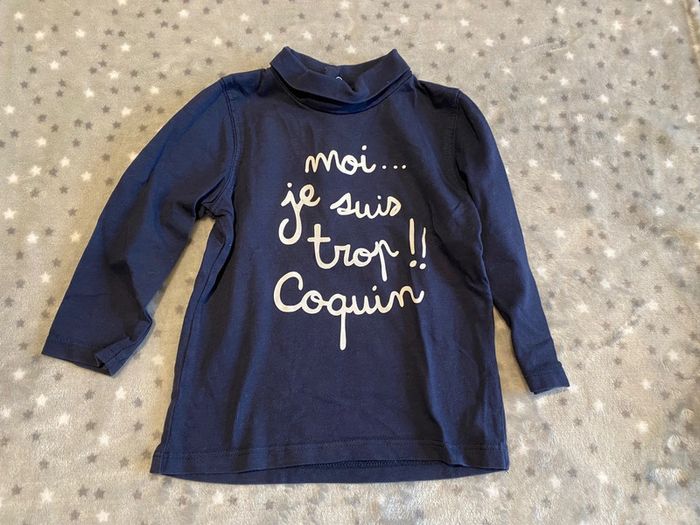 Lot de 2 polos et 3 t-shirts col-roulés 18 mois - photo numéro 5