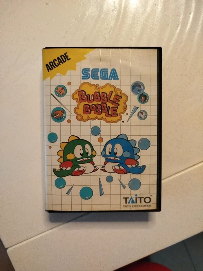 Boîte vide bubble bobble sega master system