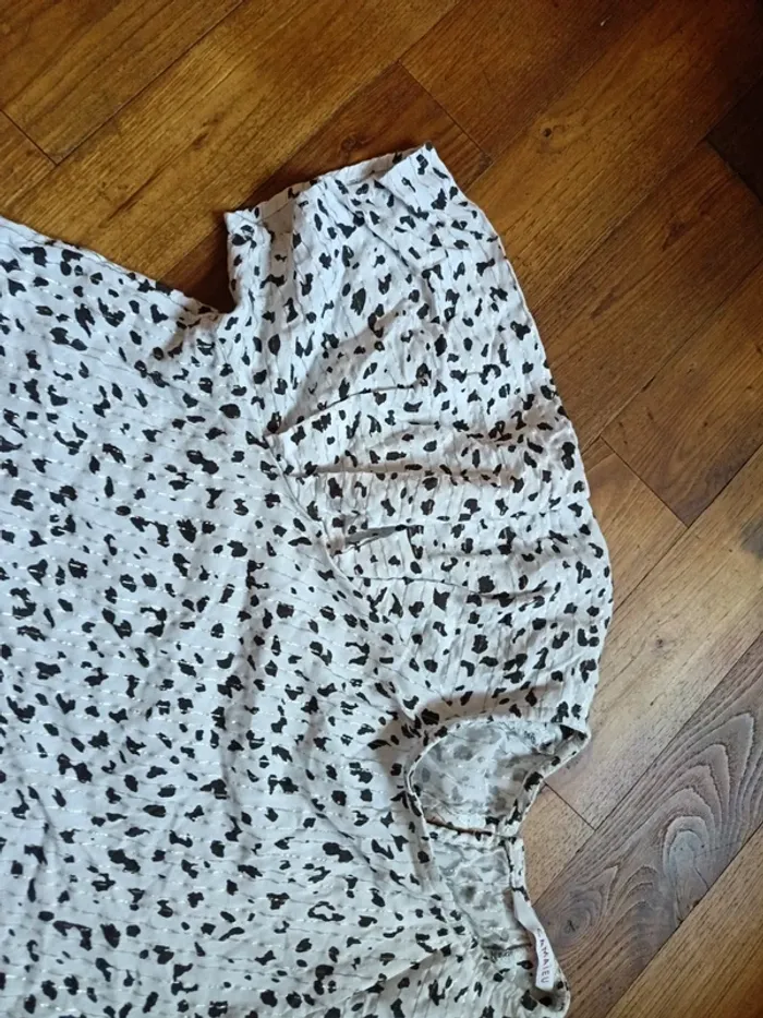 Blouse léopard pailleté femme - photo numéro 2